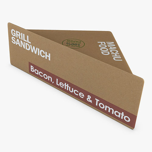 Sandwich Packaging Machu Simple M 1 3D model 5