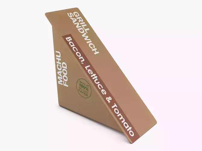 Sandwich Packaging Machu Simple M 1 3D model