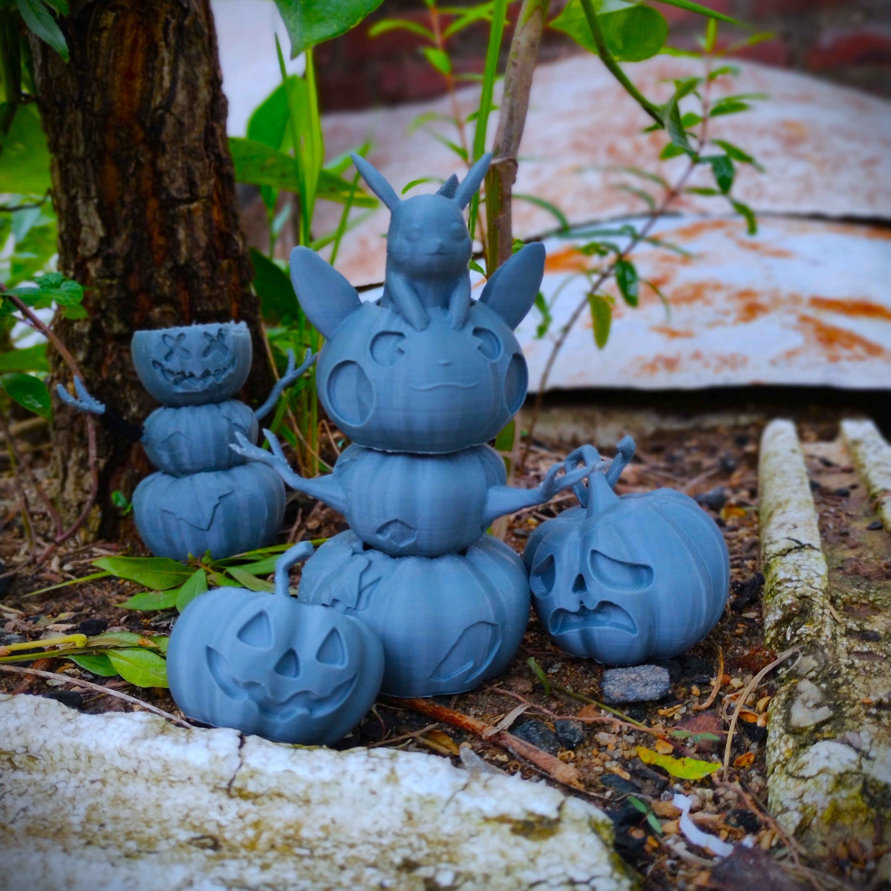 Halloween special cute Pumpkin Pikachu 3D print model_3