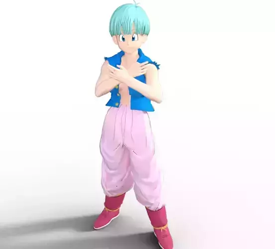 Bulma cool outfit  3D print model