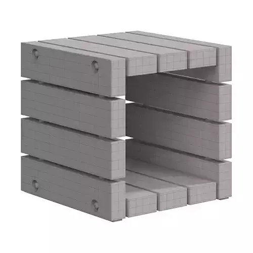 RECLAIMED TEAK SIDE TABLE By Livemaster