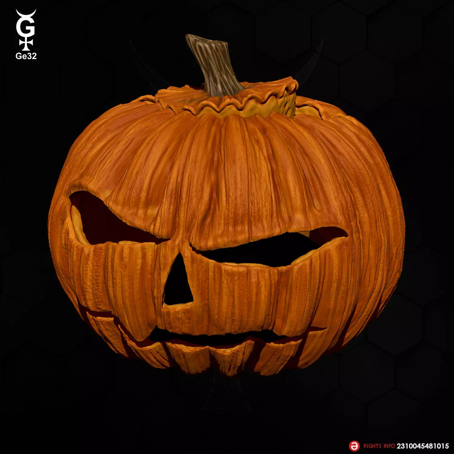 MERVYN PUMPKINHEAD CAT - Helmet 3D print model_0