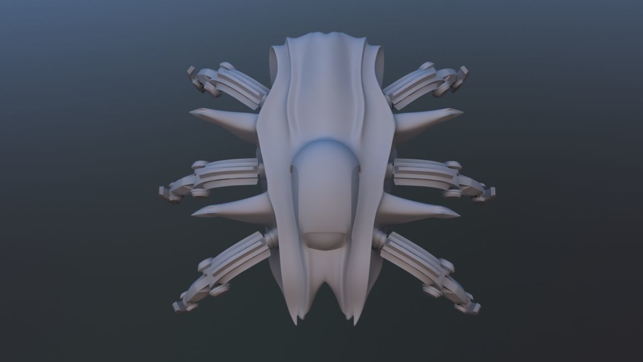 Mars Rover Mechanical Spider 3D model_24