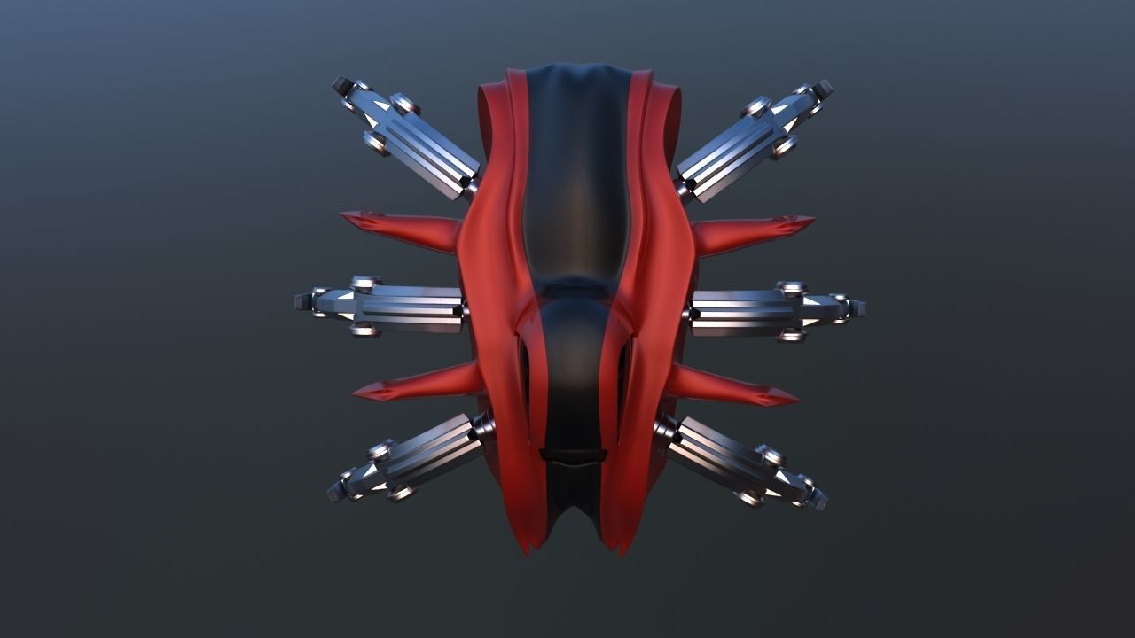 Mars Rover Mechanical Spider 3D model_13