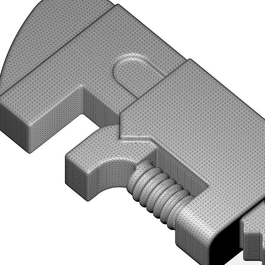 Rusty Wrench 3D model_6