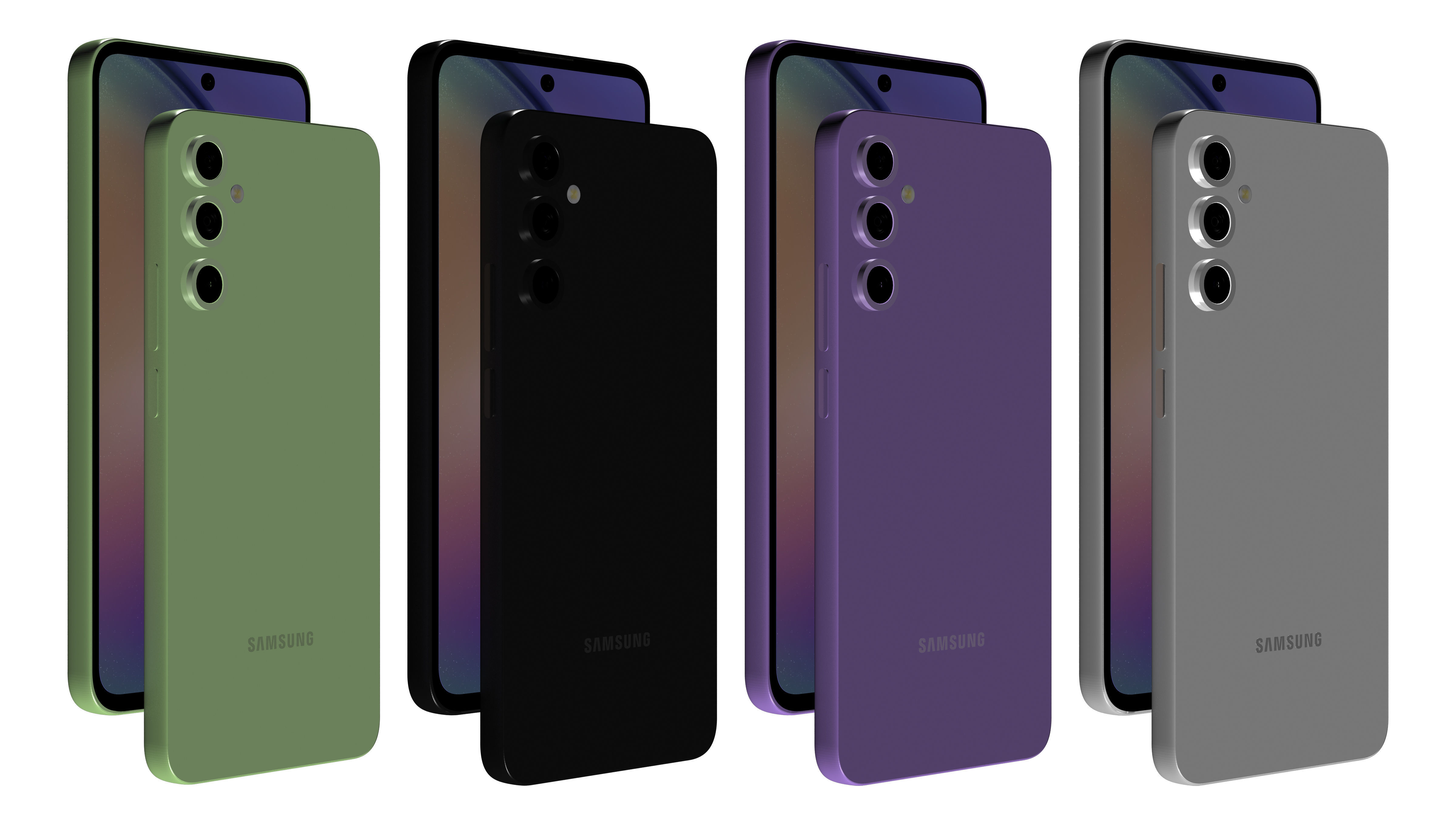 Samsung Galaxy A54 Low-poly 3D model_1