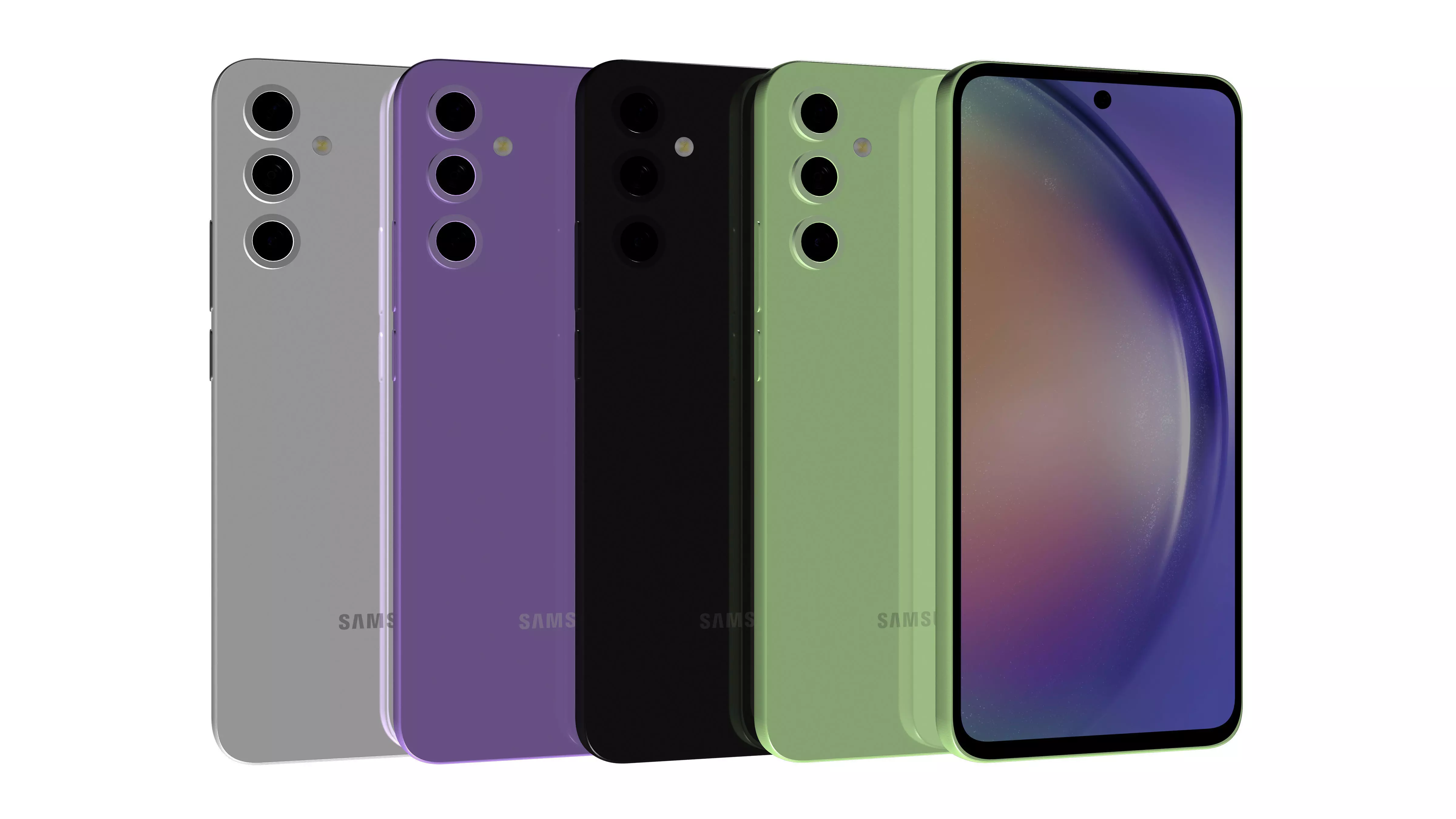 Samsung Galaxy A54 Low-poly 3D model_0