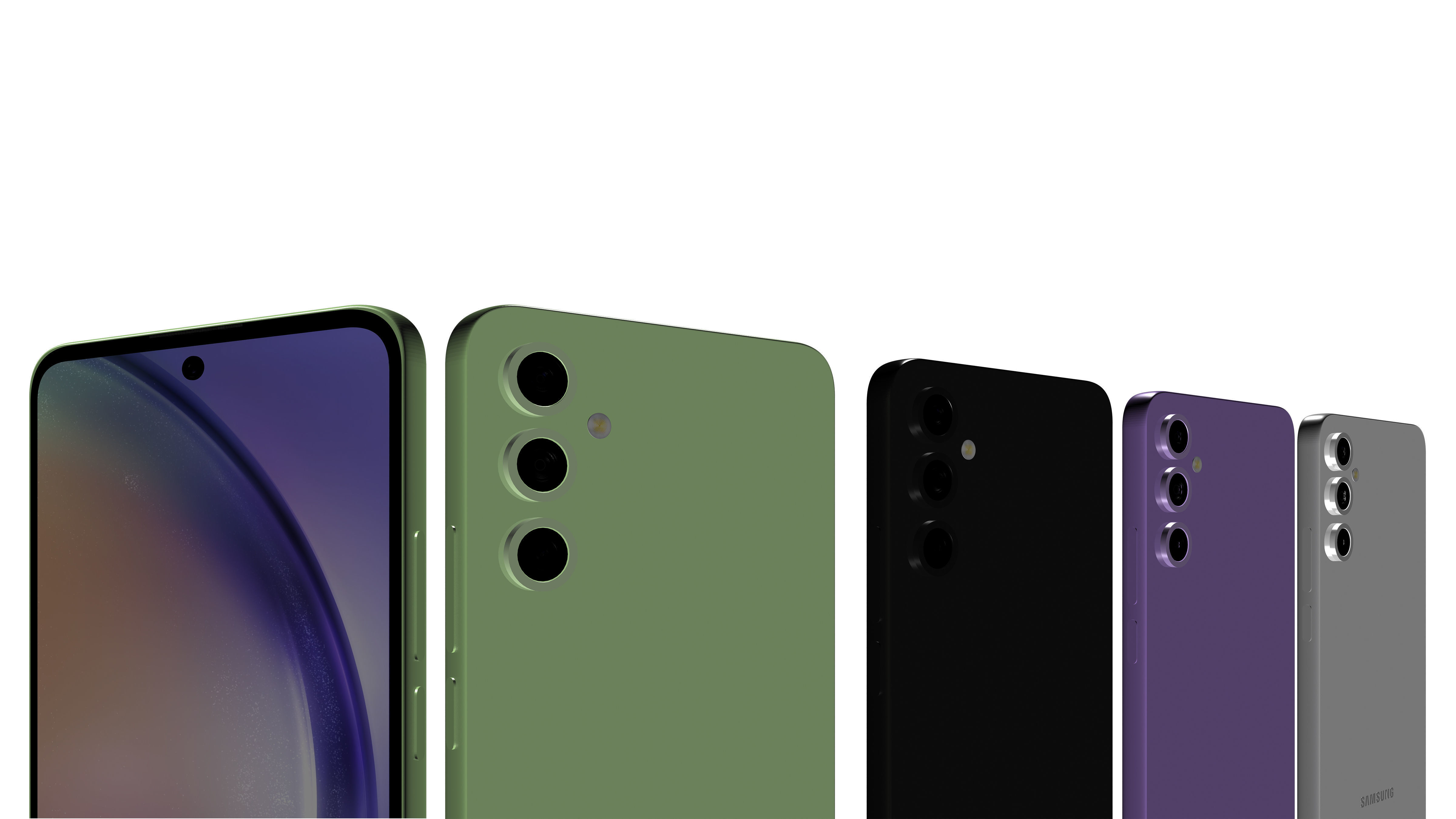 Samsung Galaxy A54 Low-poly 3D model_4