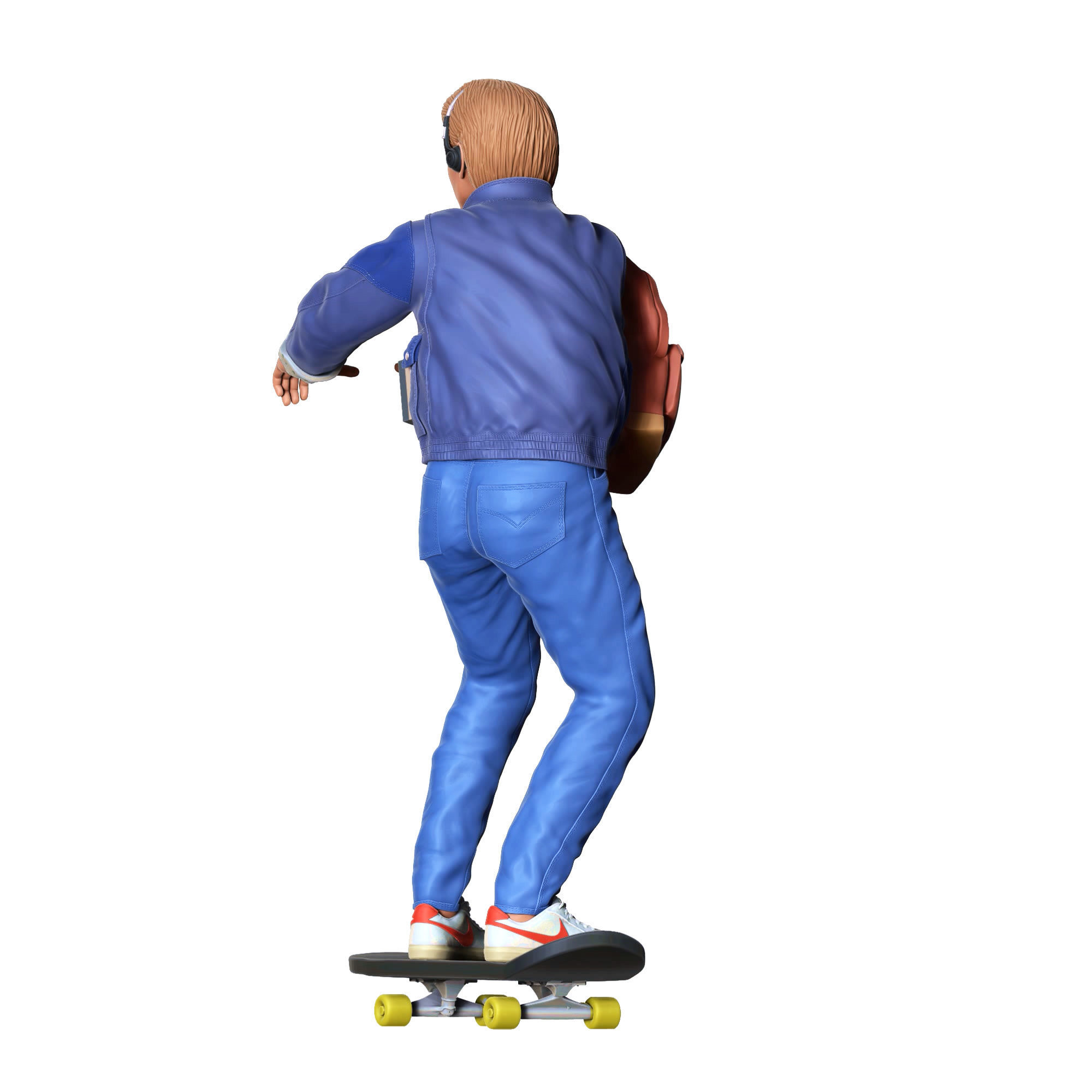 MARTY MCFLY BACK TO THE FUTURE SKATING 3D print model_16