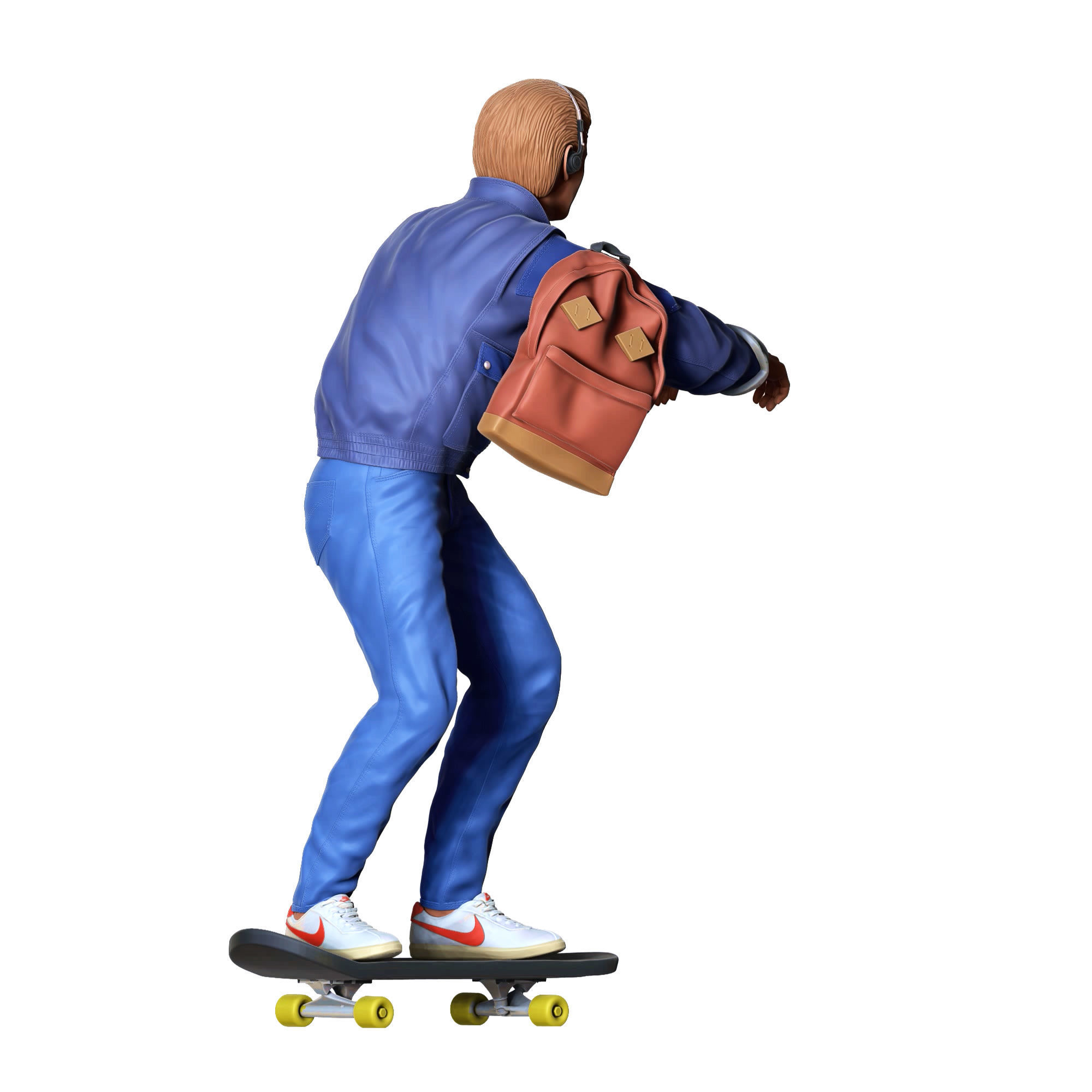 MARTY MCFLY BACK TO THE FUTURE SKATING 3D print model_10