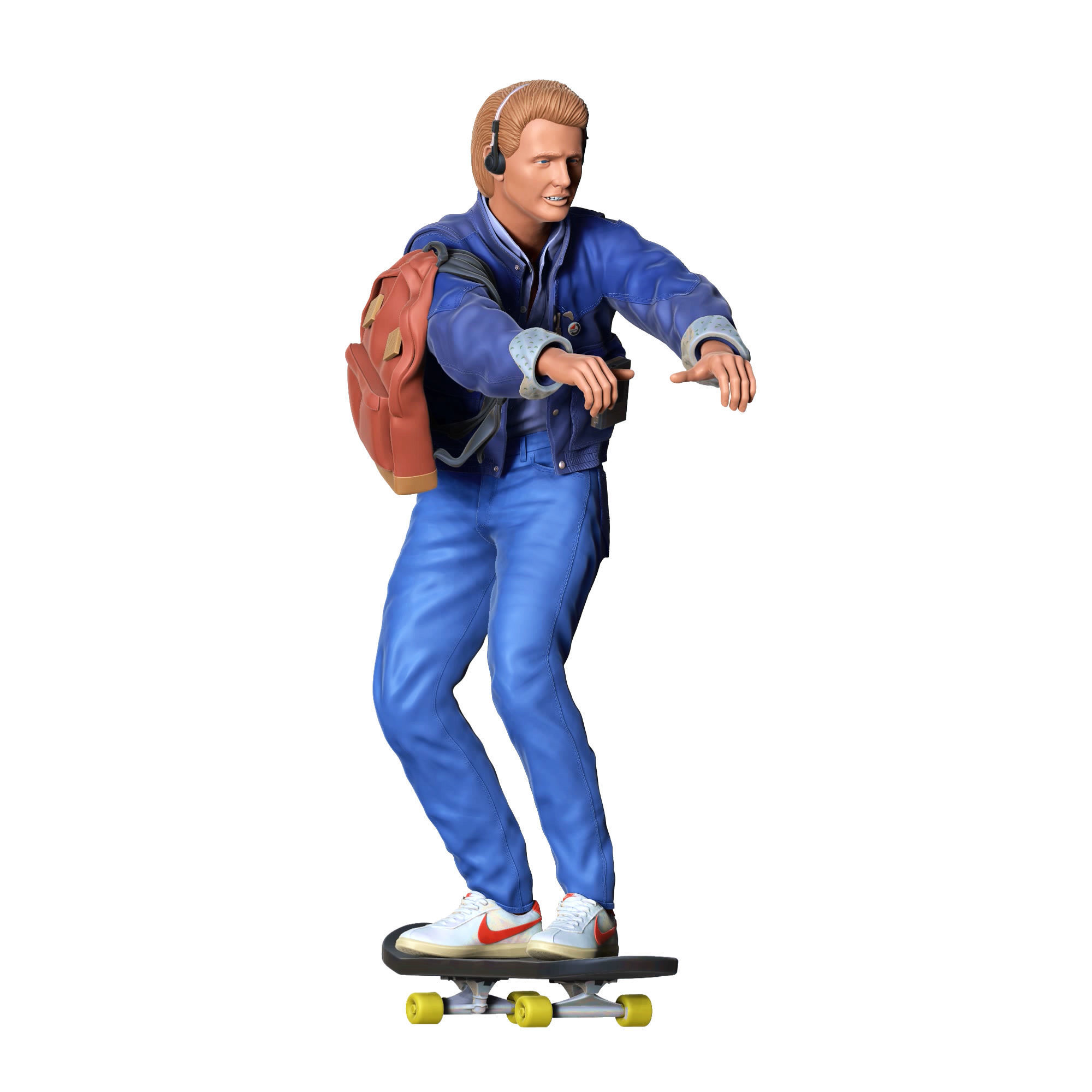 MARTY MCFLY BACK TO THE FUTURE SKATING 3D print model_1