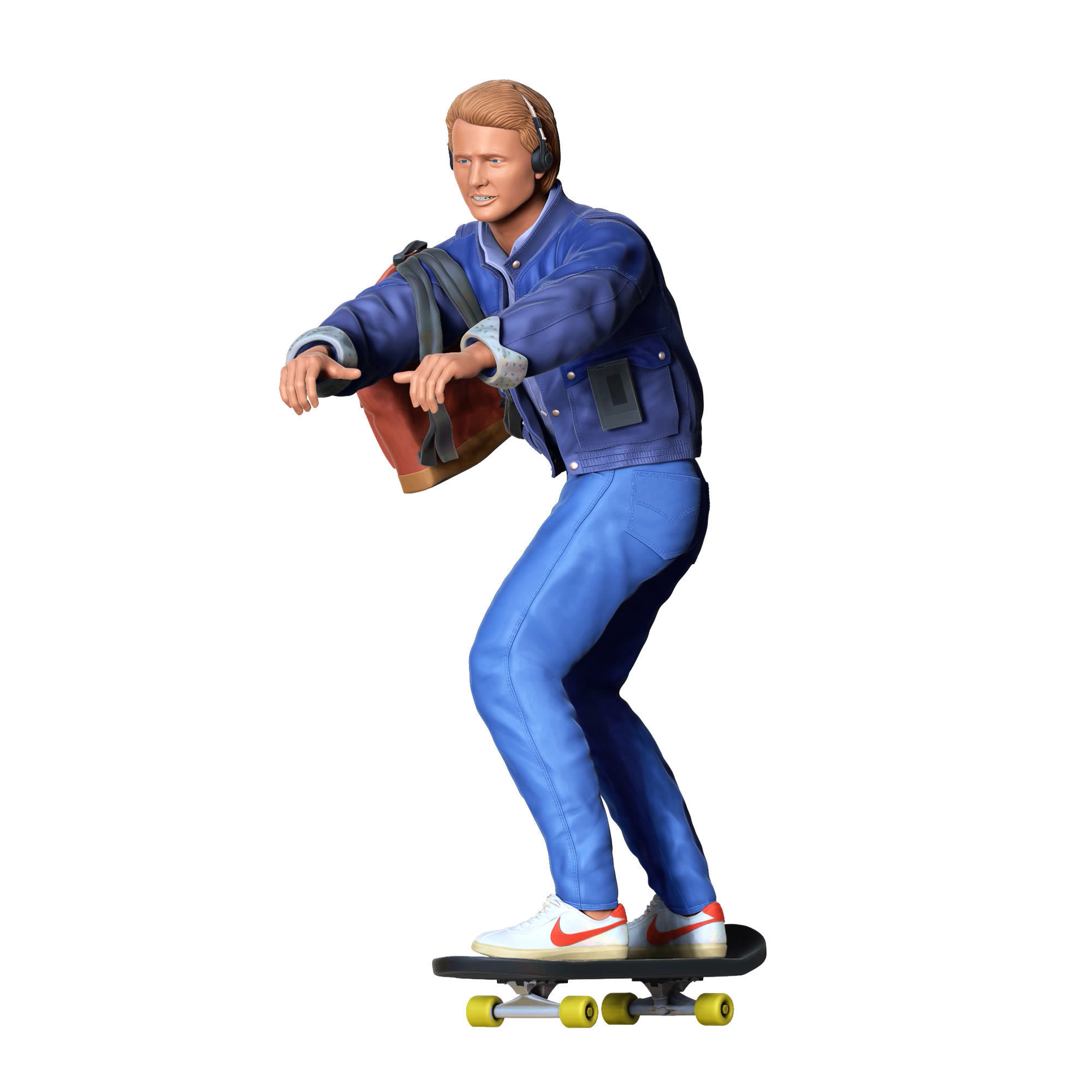 MARTY MCFLY BACK TO THE FUTURE SKATING 3D print model_26
