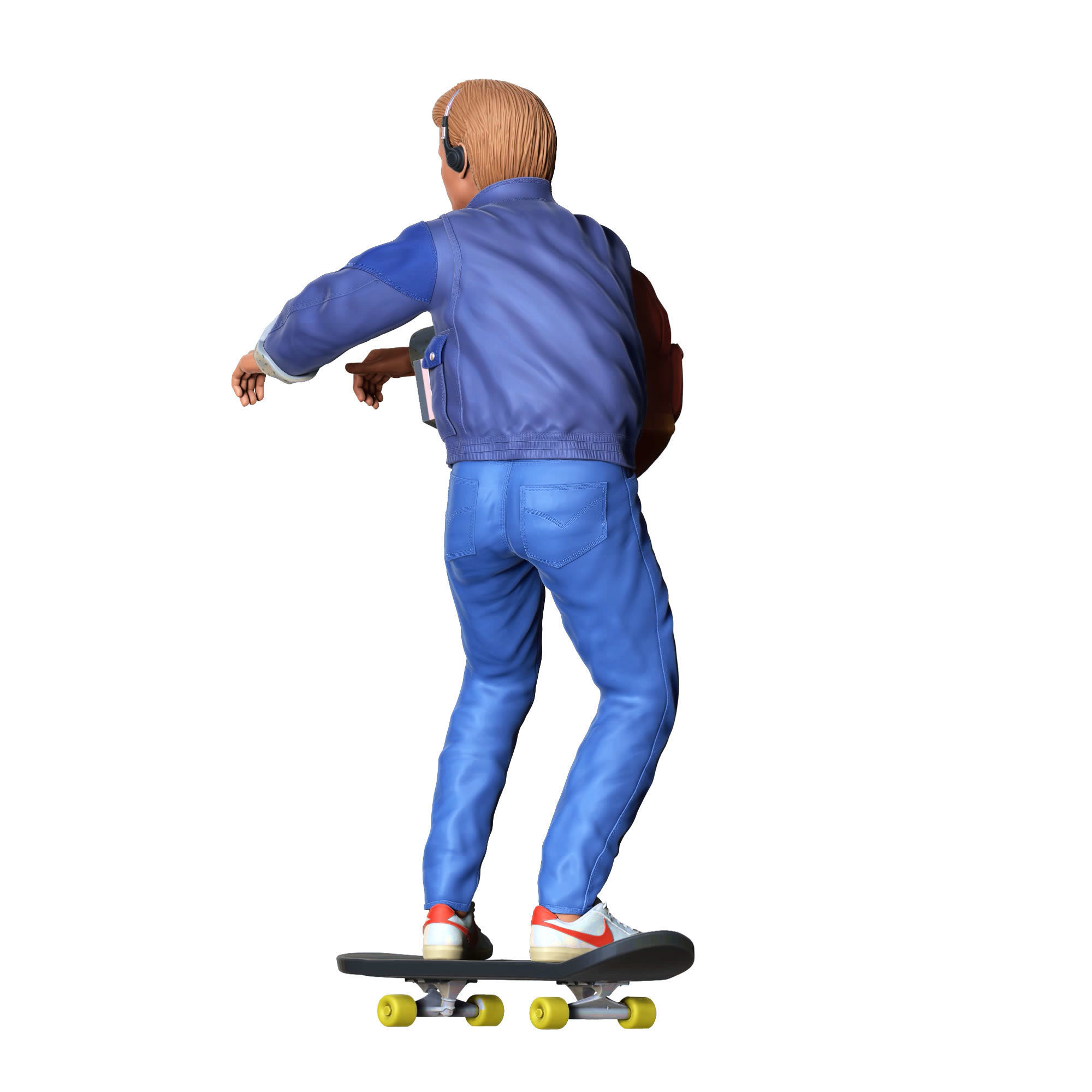 MARTY MCFLY BACK TO THE FUTURE SKATING 3D print model_17