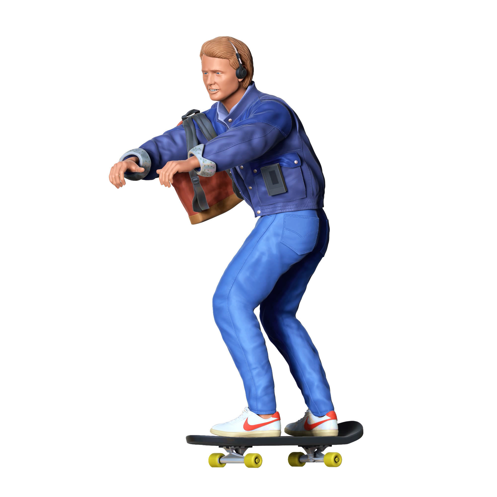 MARTY MCFLY BACK TO THE FUTURE SKATING 3D print model_25