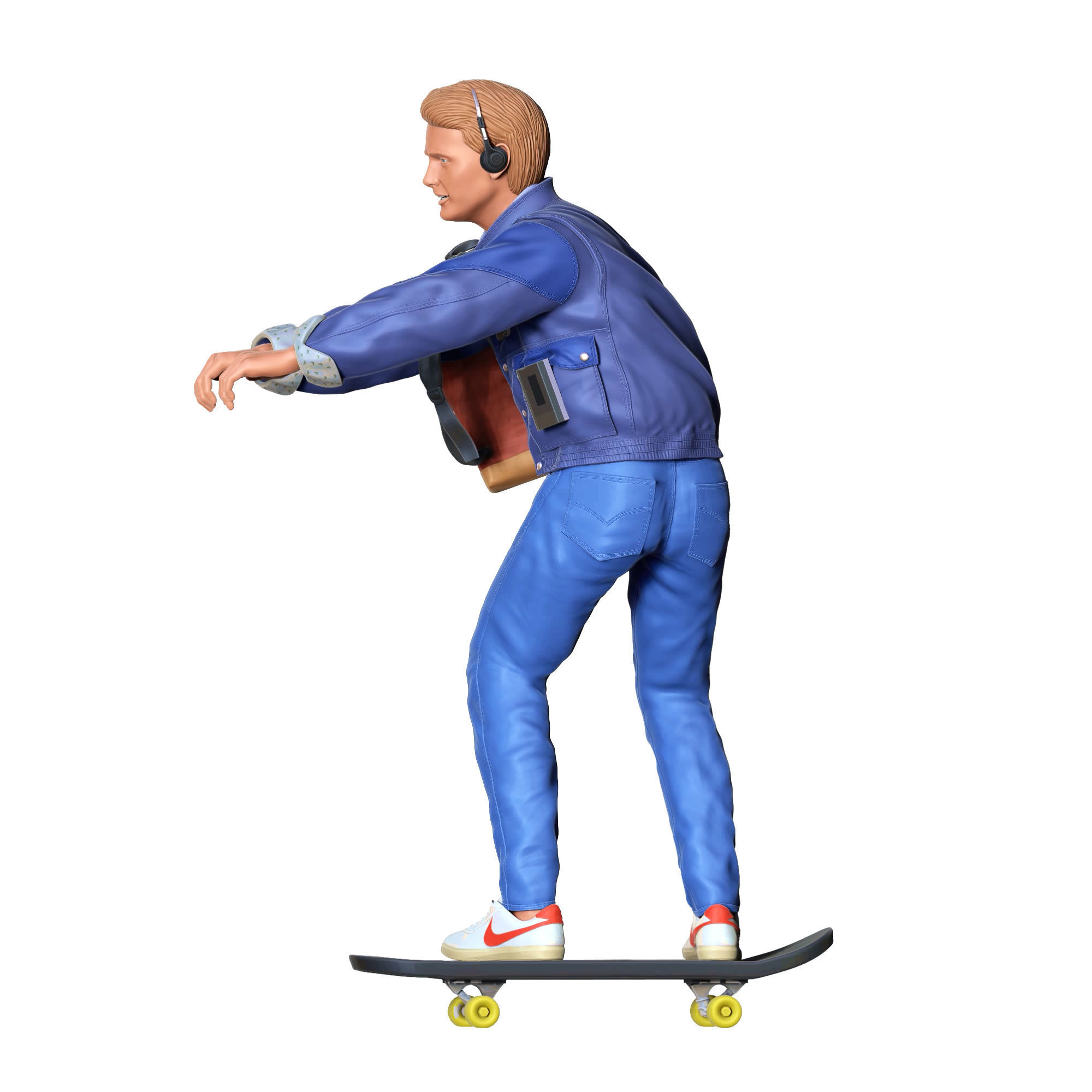 MARTY MCFLY BACK TO THE FUTURE SKATING 3D print model_22