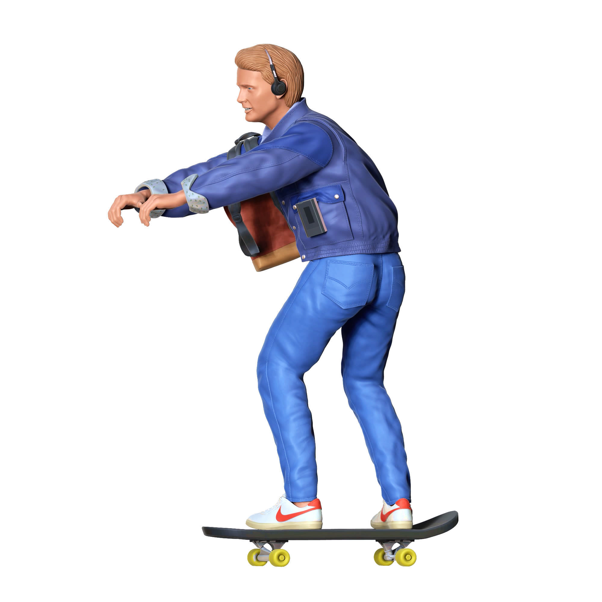 MARTY MCFLY BACK TO THE FUTURE SKATING 3D print model_23