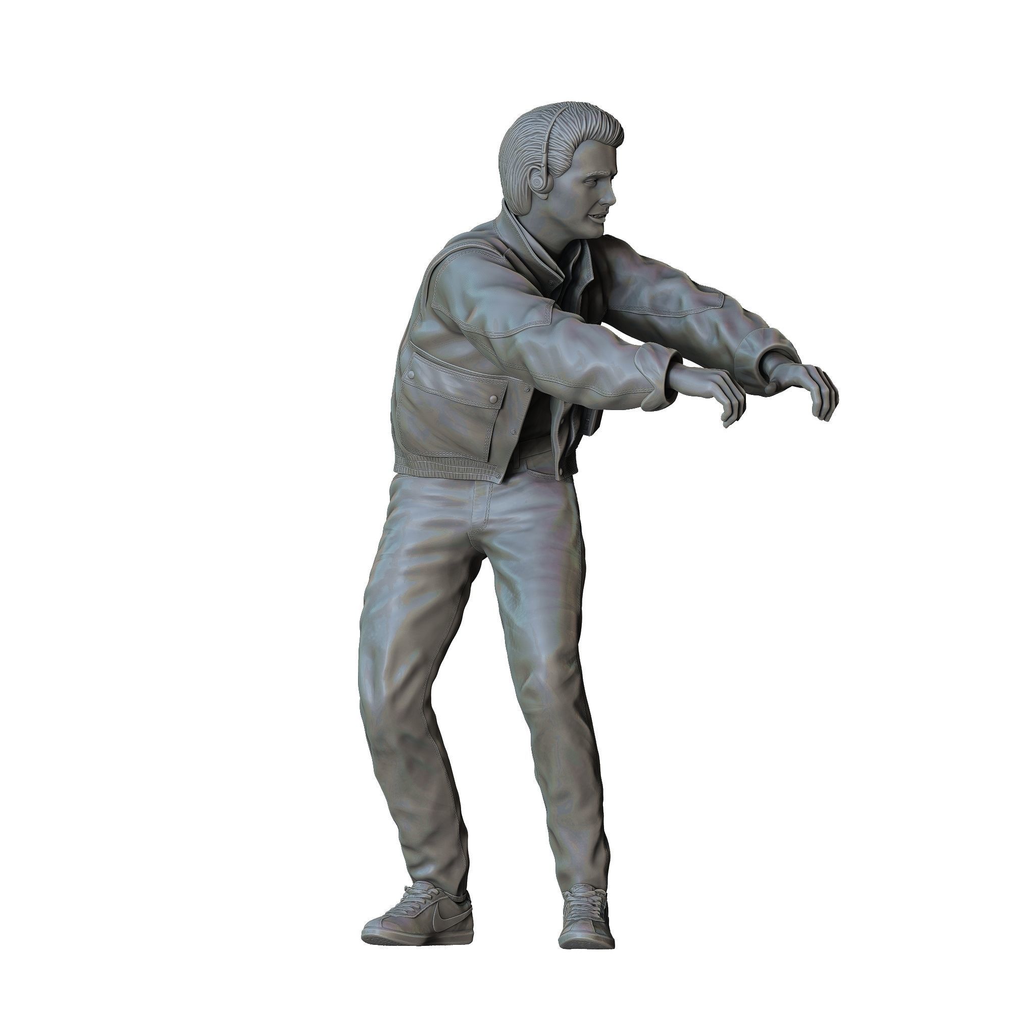 MARTY MCFLY BACK TO THE FUTURE SKATING 3D print model_29