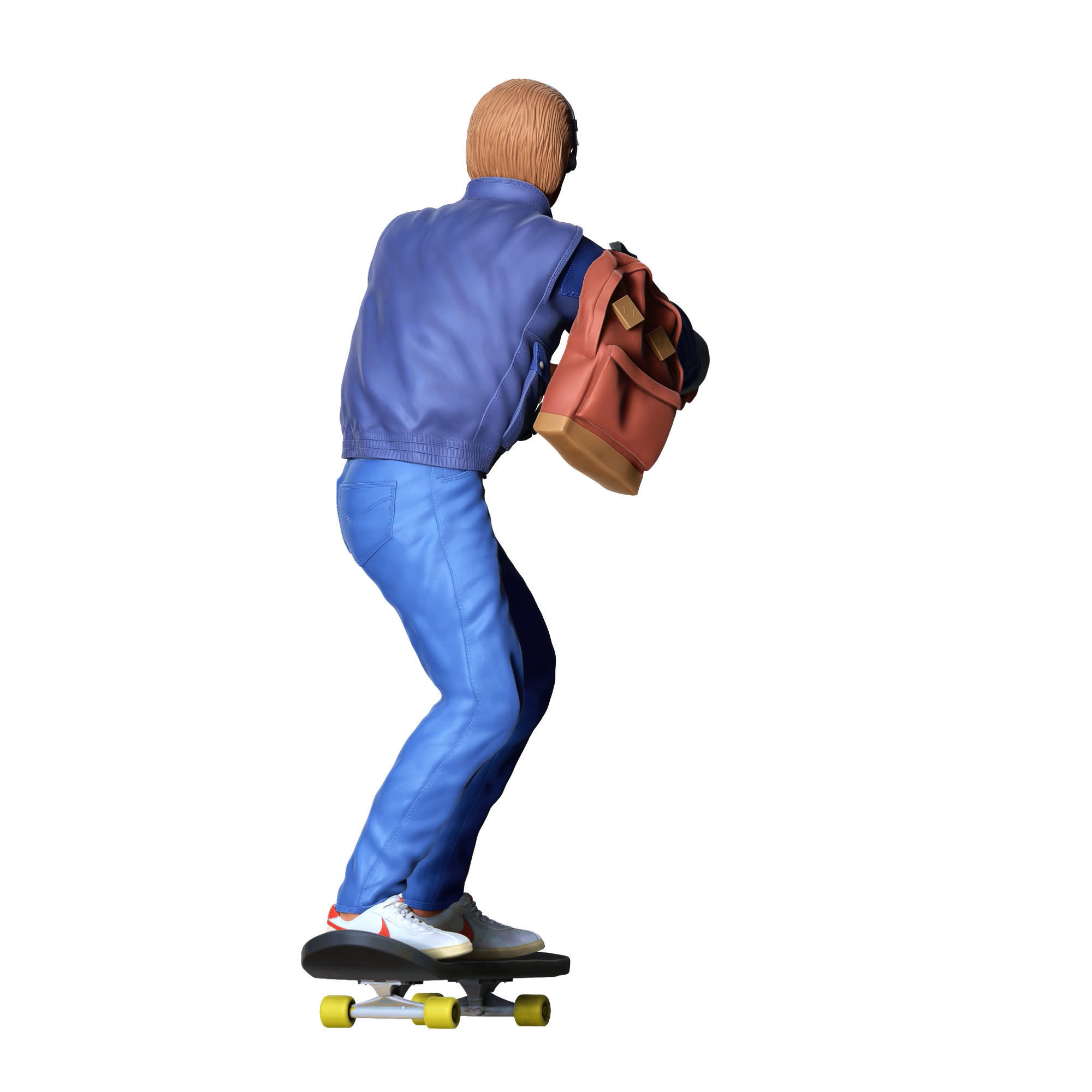 MARTY MCFLY BACK TO THE FUTURE SKATING 3D print model_12