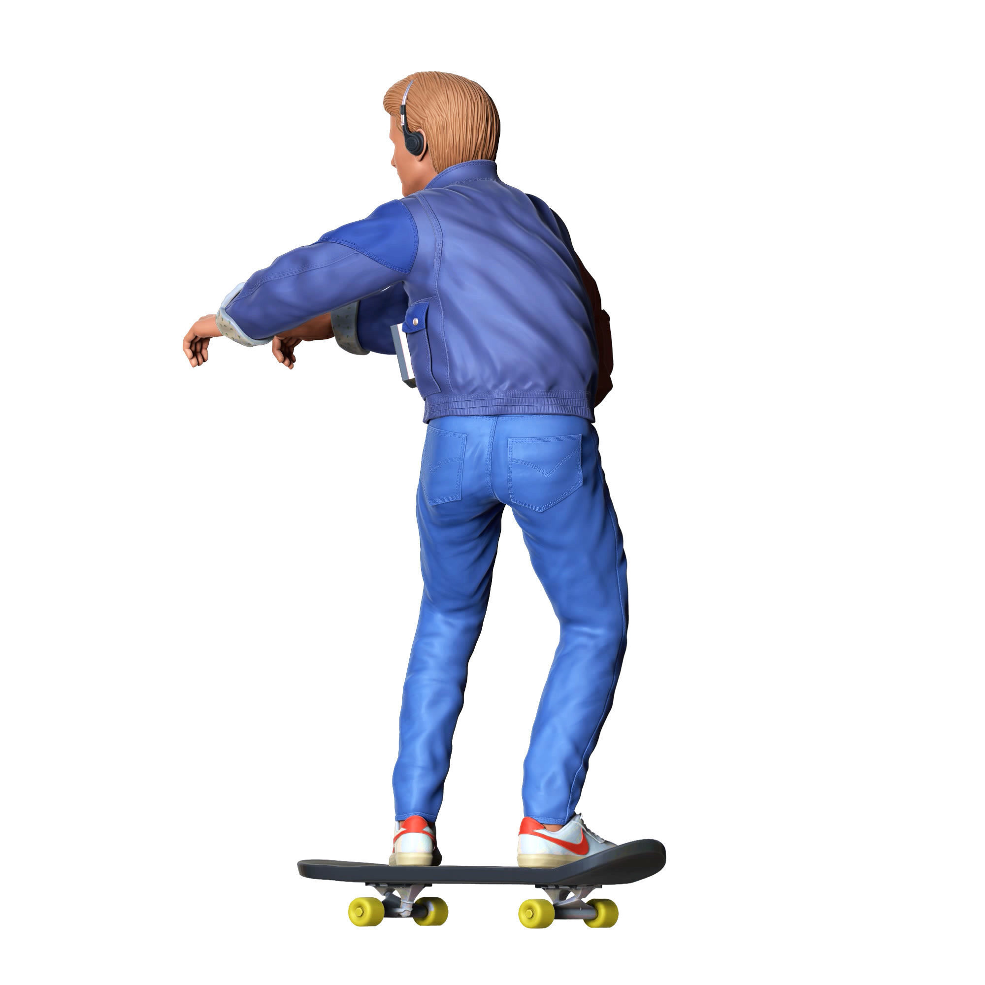 MARTY MCFLY BACK TO THE FUTURE SKATING 3D print model_18