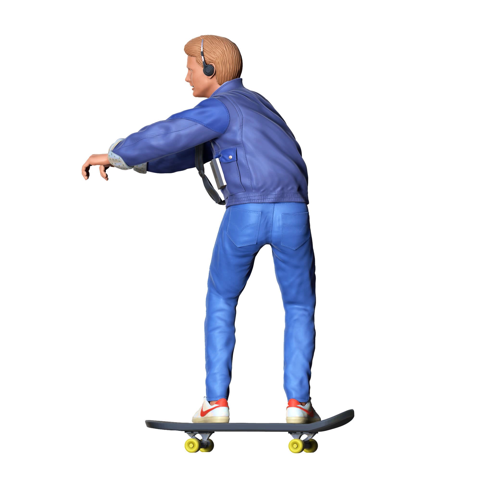 MARTY MCFLY BACK TO THE FUTURE SKATING 3D print model_20
