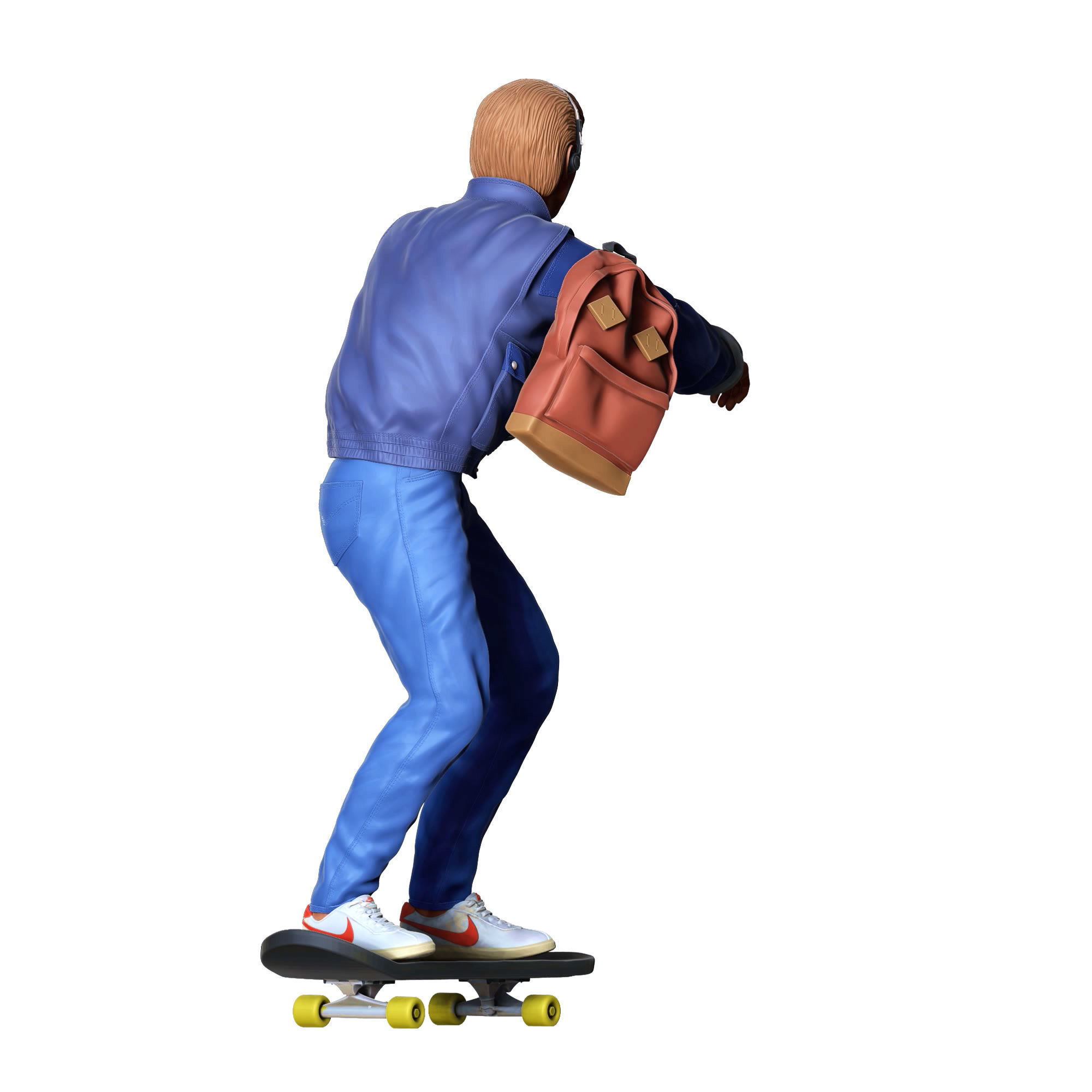 MARTY MCFLY BACK TO THE FUTURE SKATING 3D print model_11
