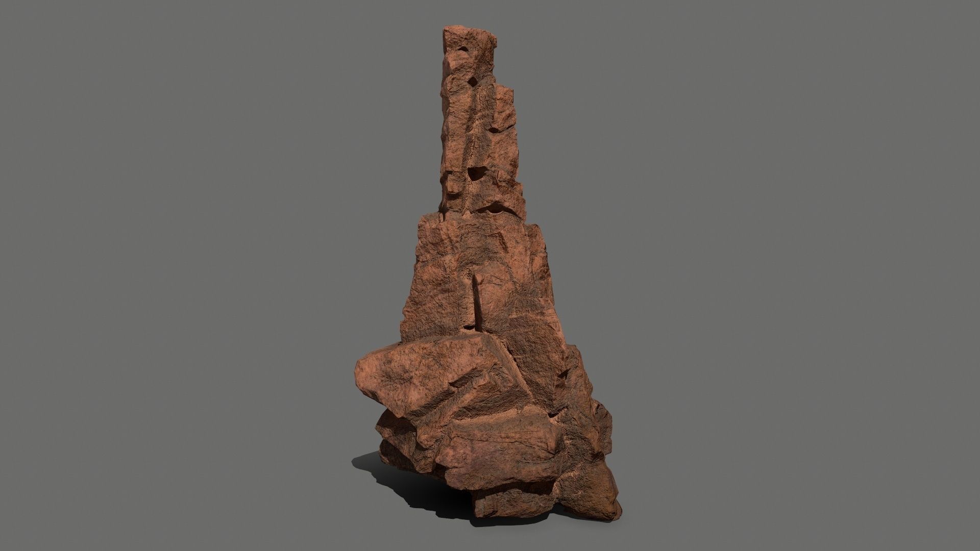 desert rocks Low-poly 3D model_15