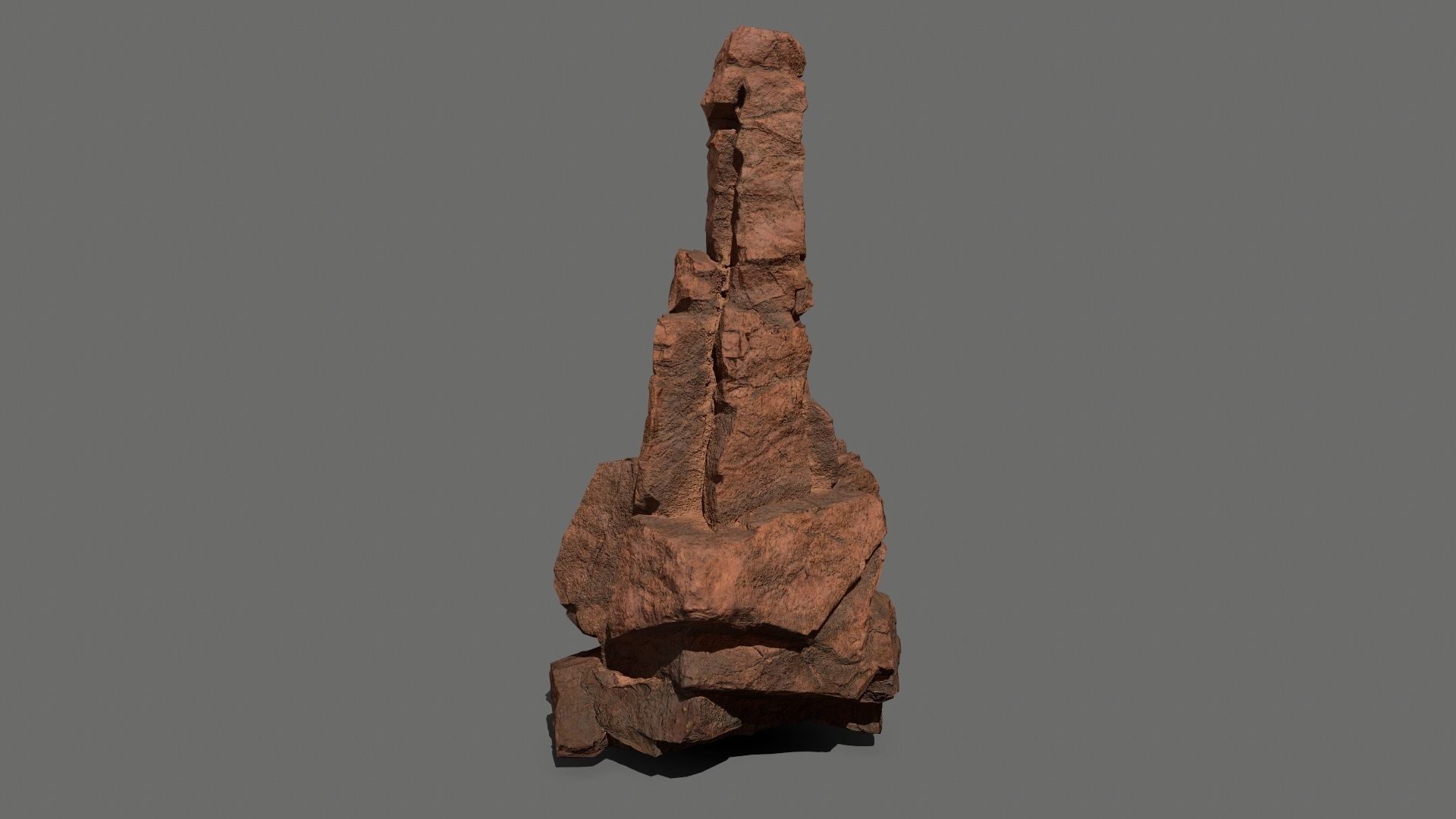 desert rocks Low-poly 3D model_14