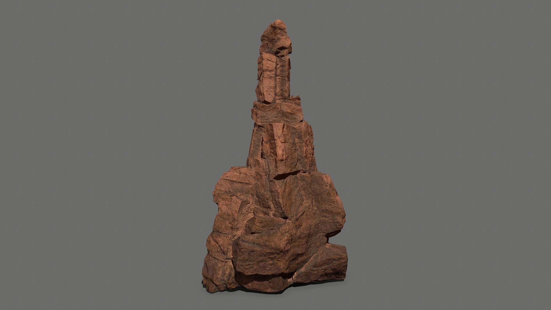 desert rocks Low-poly 3D model_11