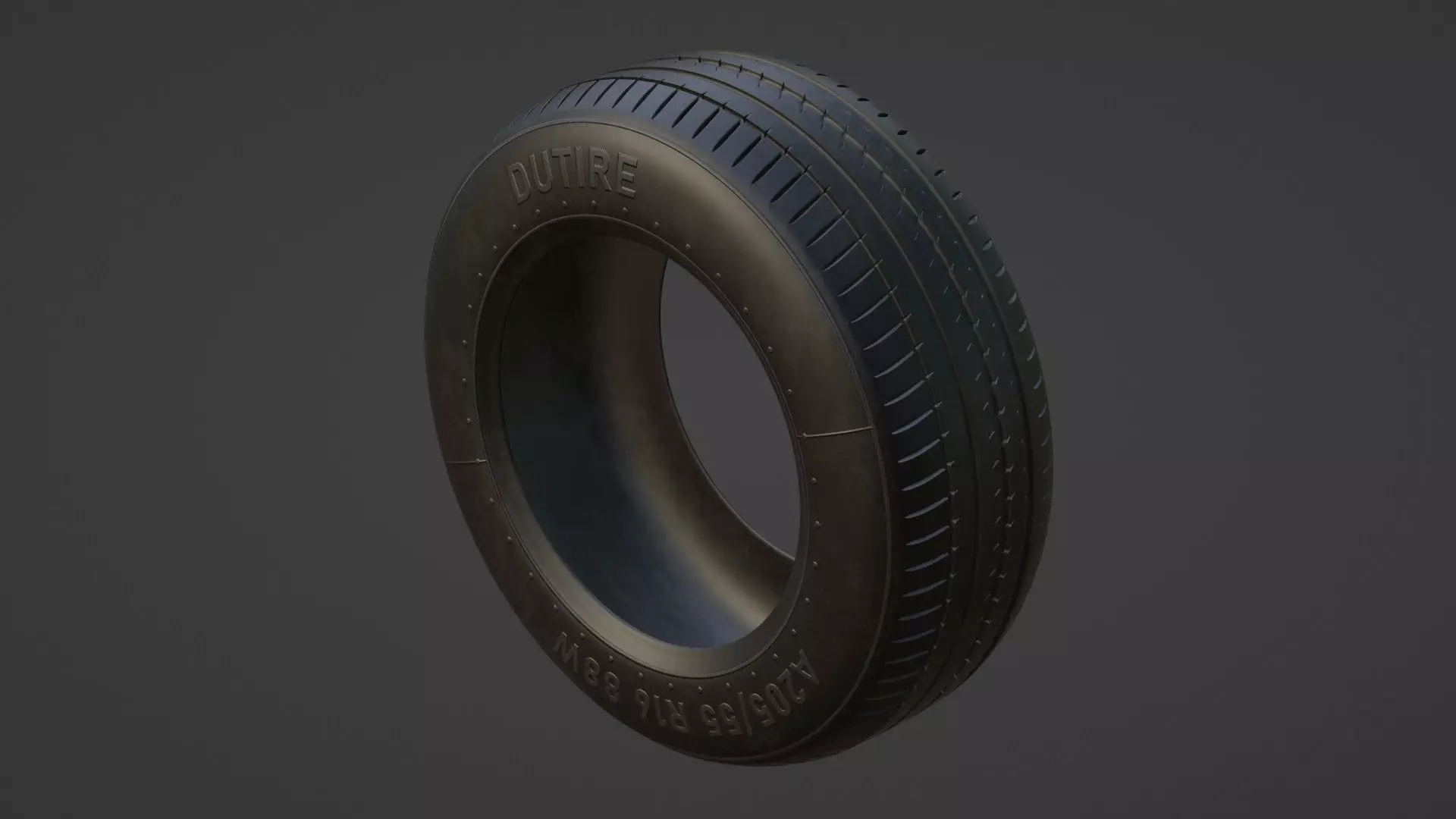Basic Vehicle Tire DUTIRE A205 3D model_0