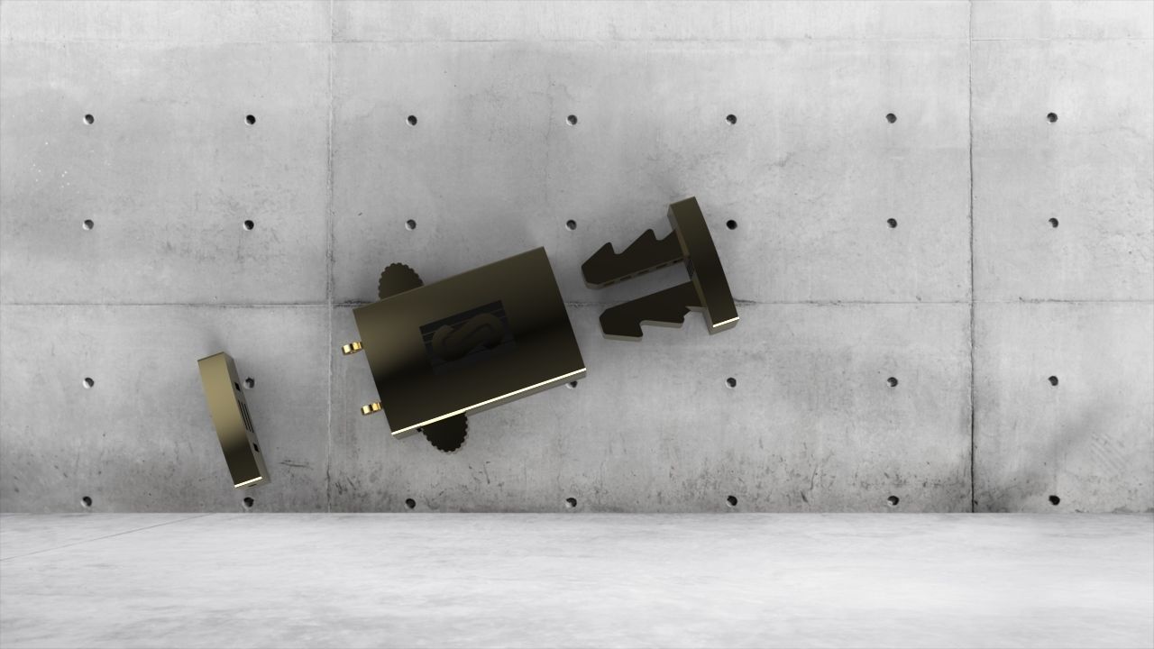 monaco box claps lock for cuban chain  3D print model_8