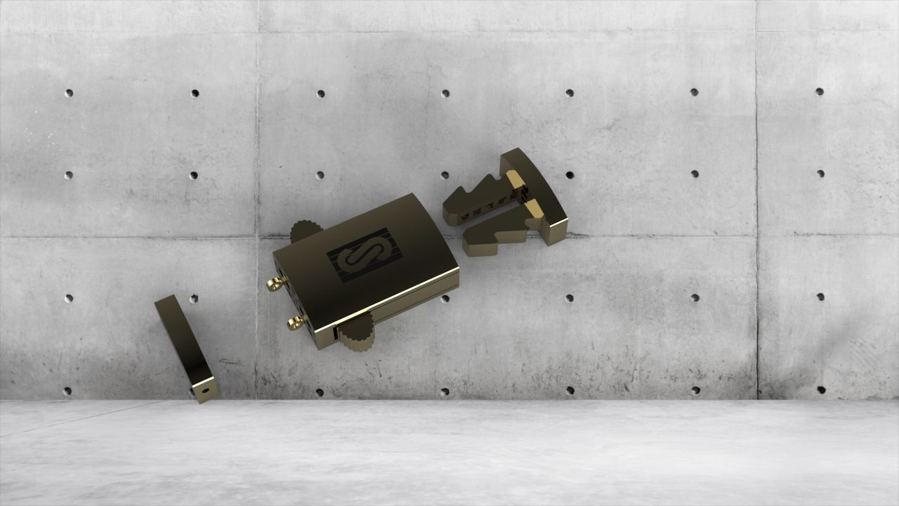 monaco box claps lock for cuban chain  3D print model_7