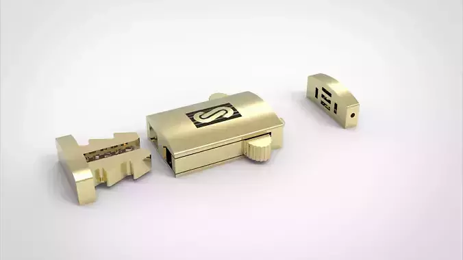 monaco box claps lock for cuban chain 