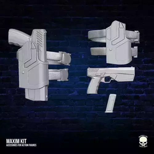 Maxim Kit 3D printable File for Action Figures