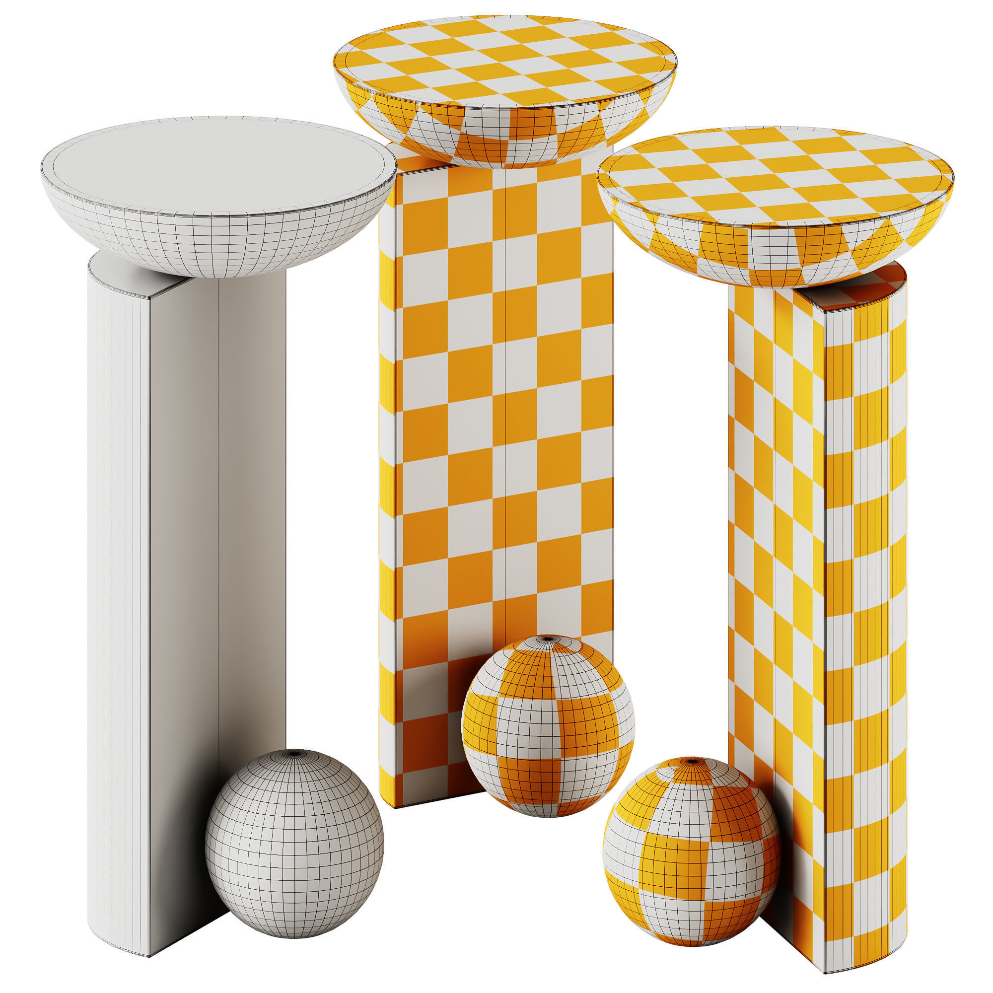 Coito Sculptural Side Table by Pedro Paulo Venzon 3D model_4