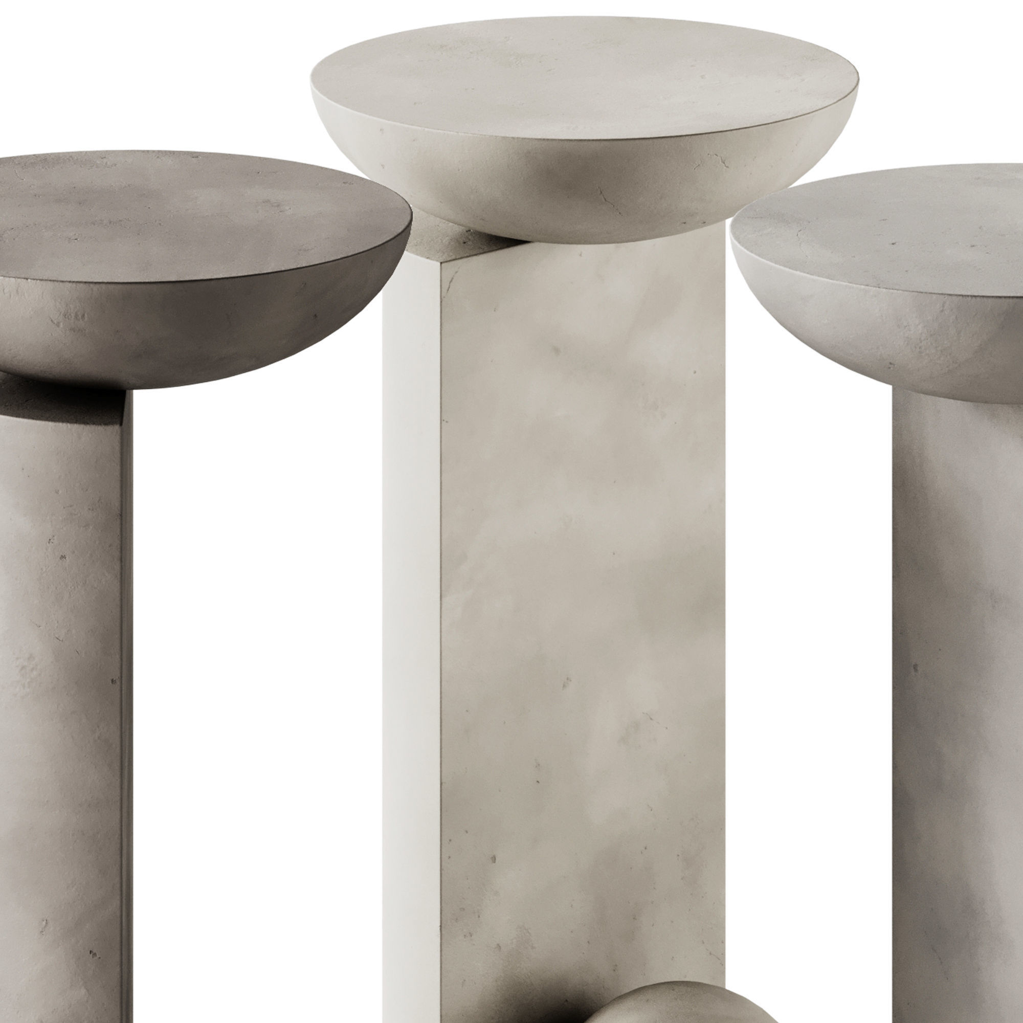 Coito Sculptural Side Table by Pedro Paulo Venzon 3D model_2