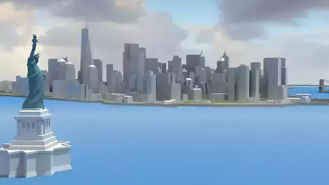 Manhattan Skyline Mass Model