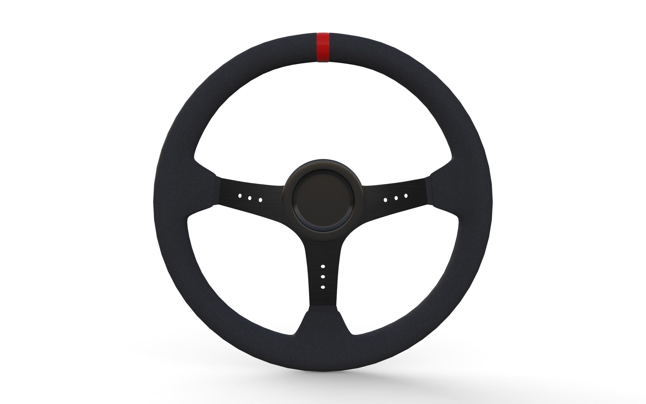 MOMO Steering Wheel 3D model_3