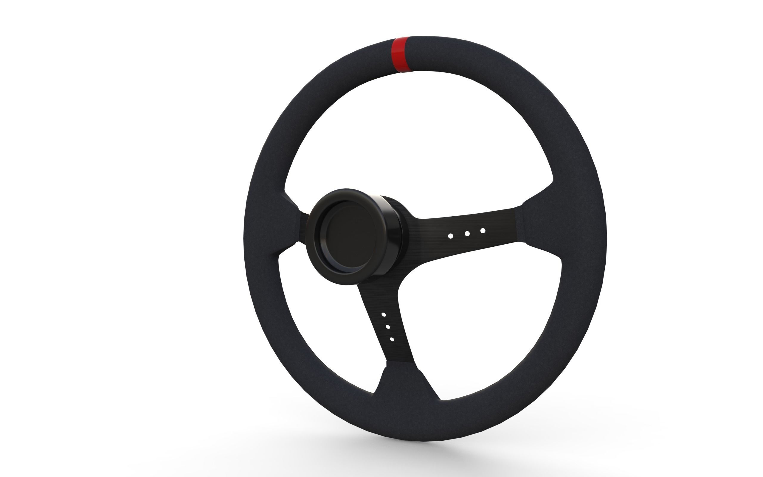 MOMO Steering Wheel 3D model_1