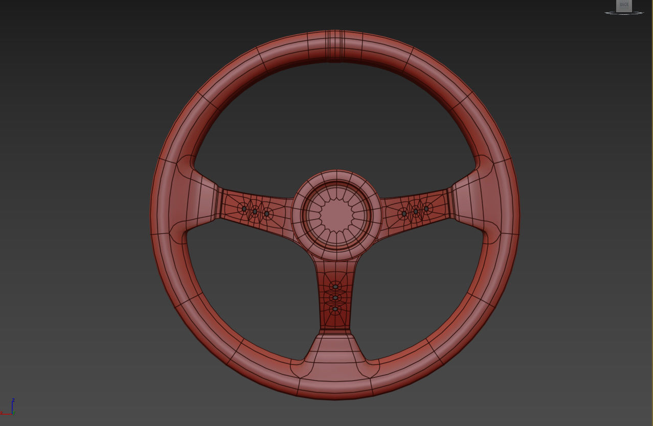 MOMO Steering Wheel 3D model_36