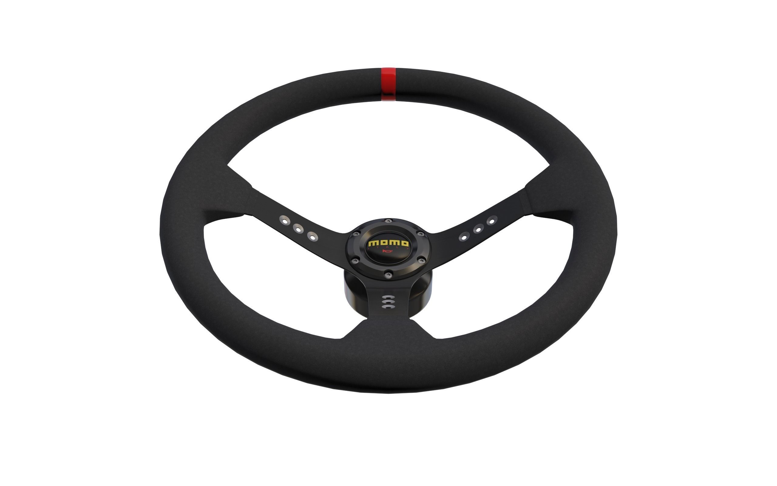 MOMO Steering Wheel 3D model_5