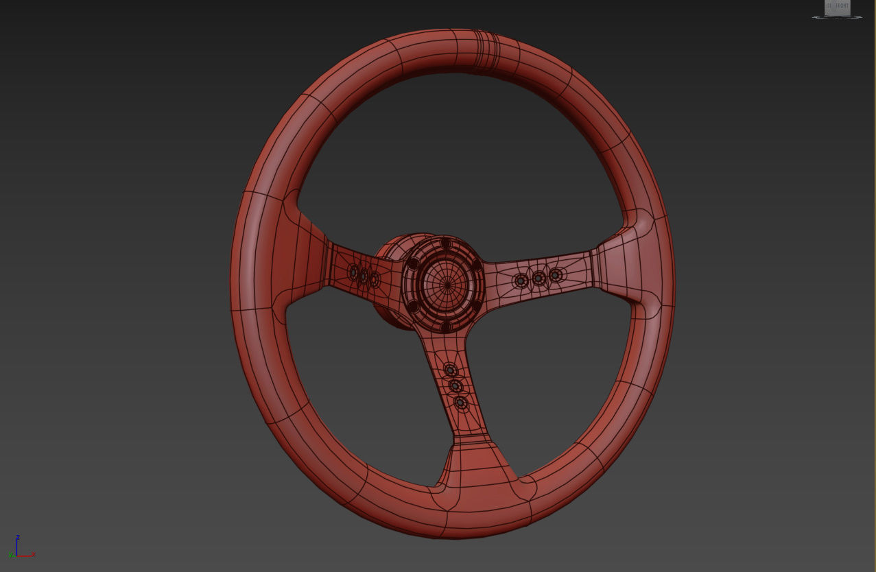 MOMO Steering Wheel 3D model_12