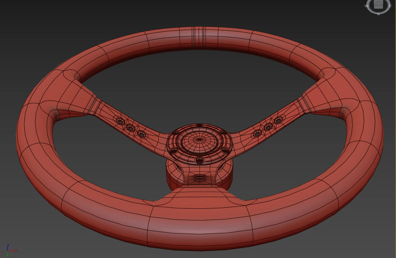 MOMO Steering Wheel 3D model_28