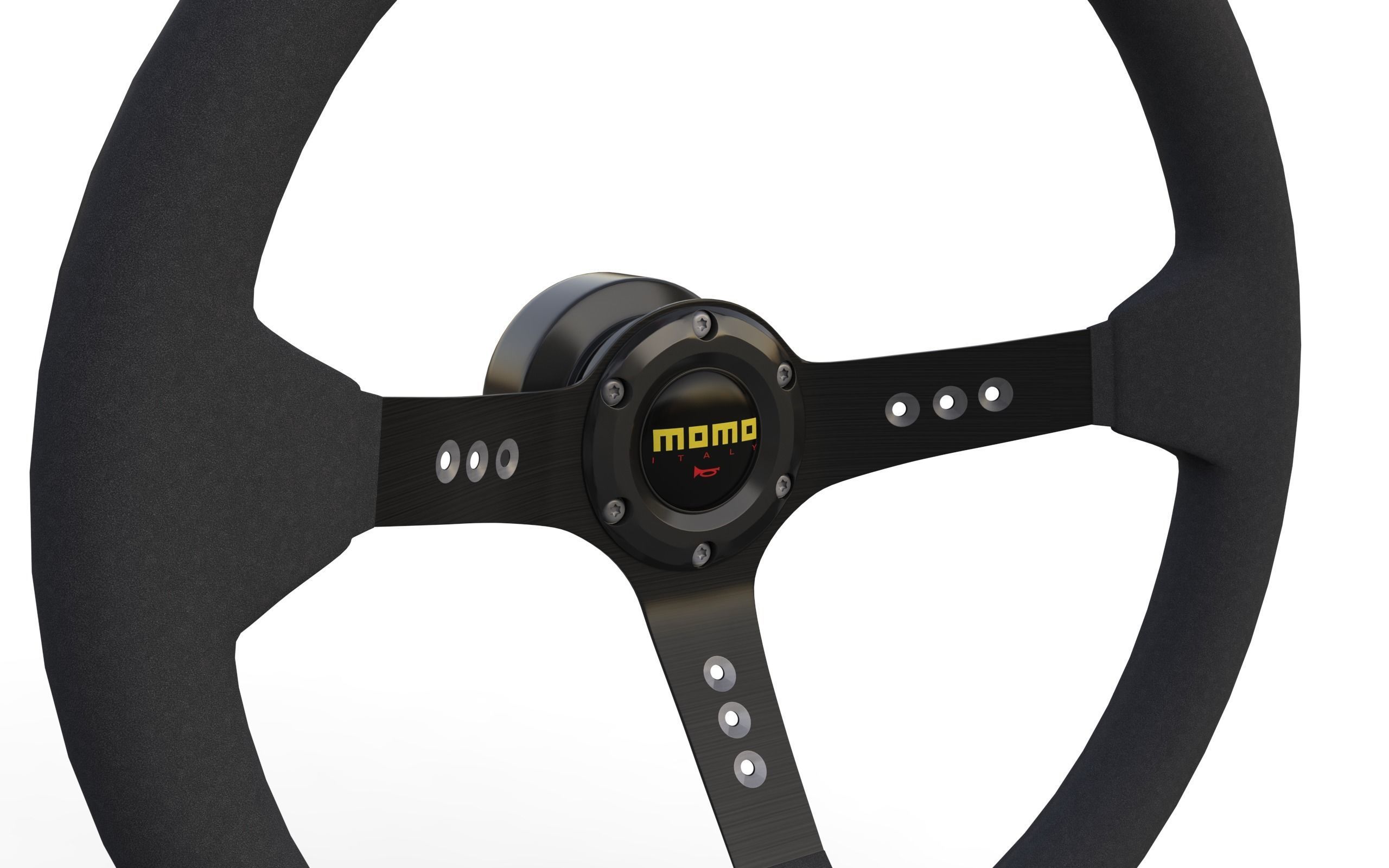 MOMO Steering Wheel 3D model_8