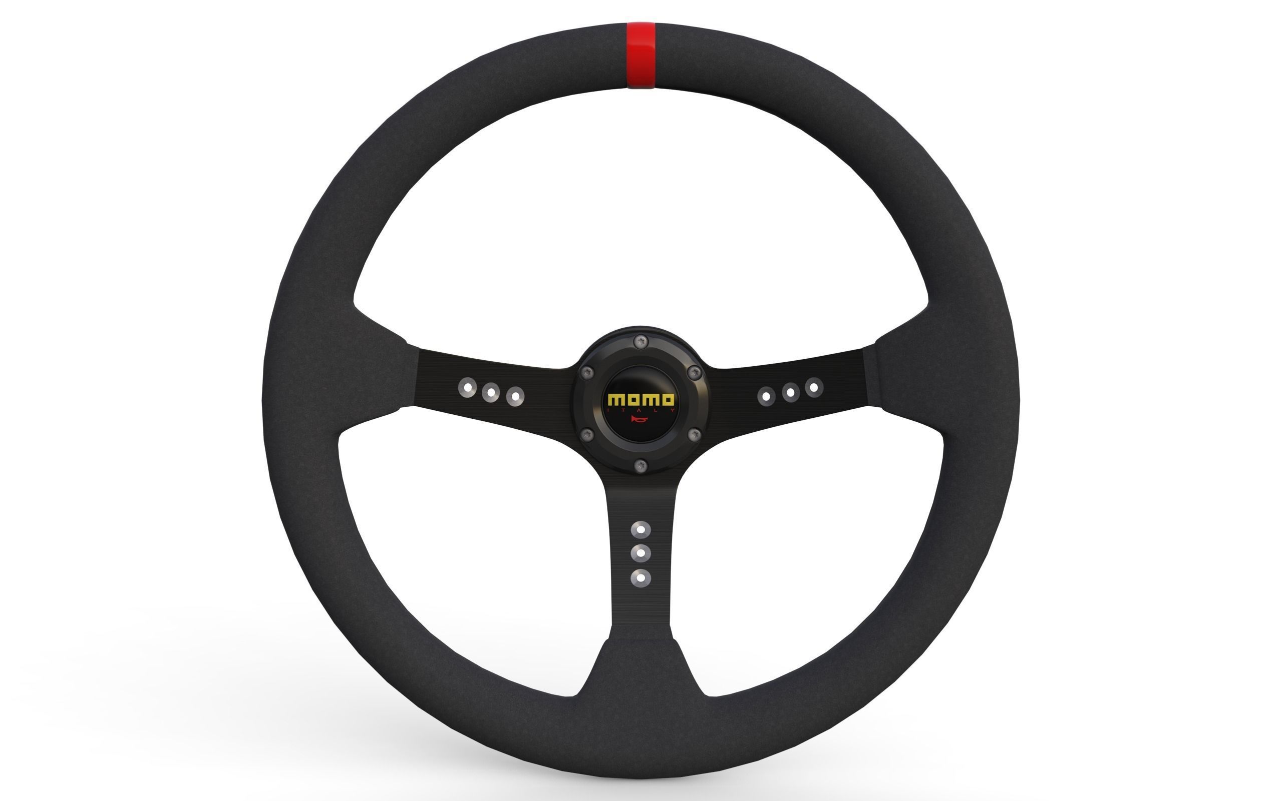 MOMO Steering Wheel 3D model_2