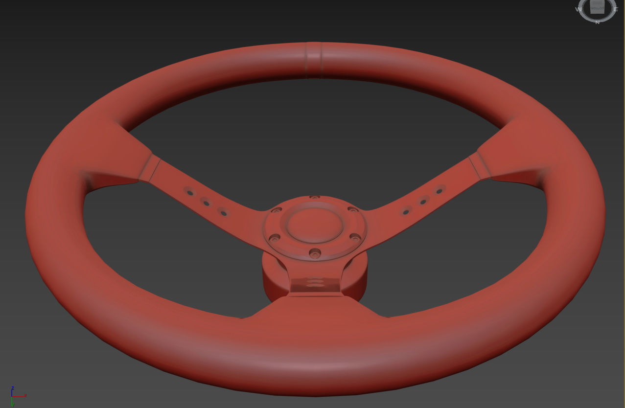 MOMO Steering Wheel 3D model_29