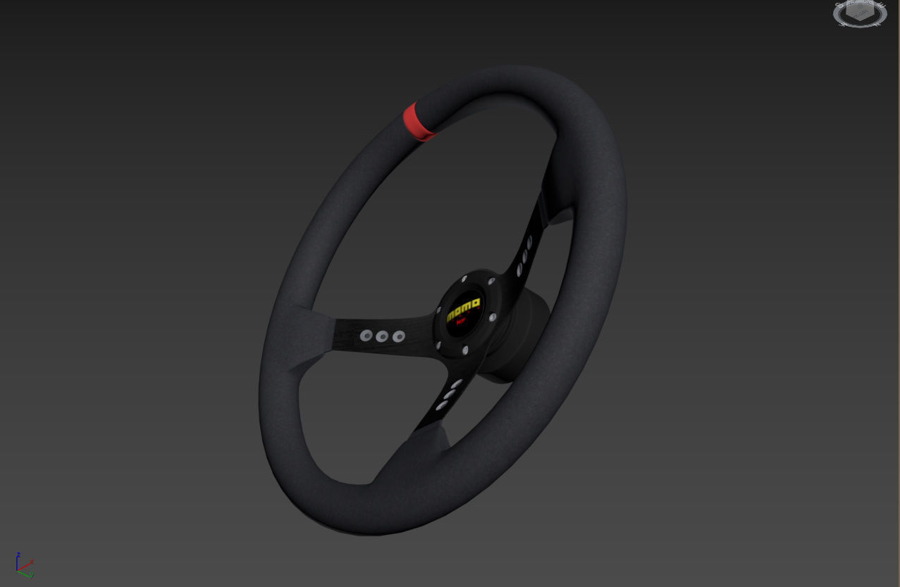 MOMO Steering Wheel 3D model_22