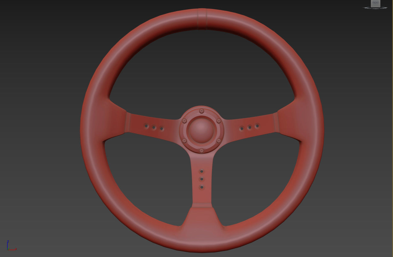 MOMO Steering Wheel 3D model_33