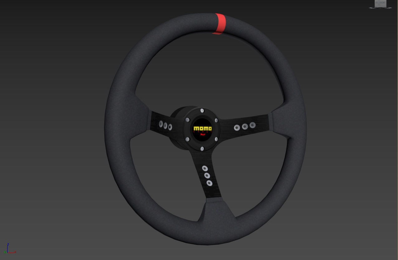 MOMO Steering Wheel 3D model_10