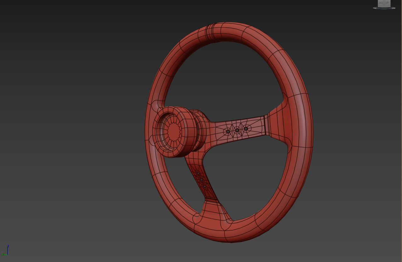 MOMO Steering Wheel 3D model_16