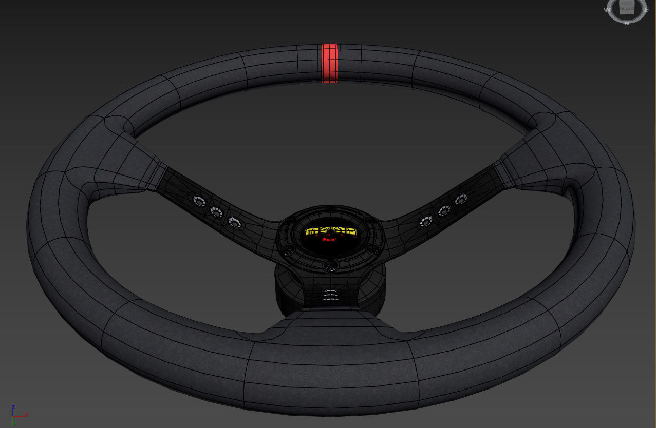 MOMO Steering Wheel 3D model_27